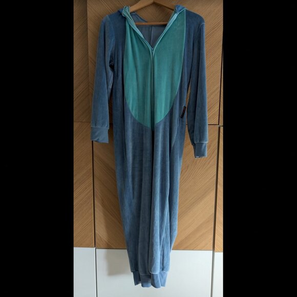 Stitch One Piece Costume KIDS XL Pajama sz 12-16 Spirit Halloween Cosplay - Picture 2 of 5